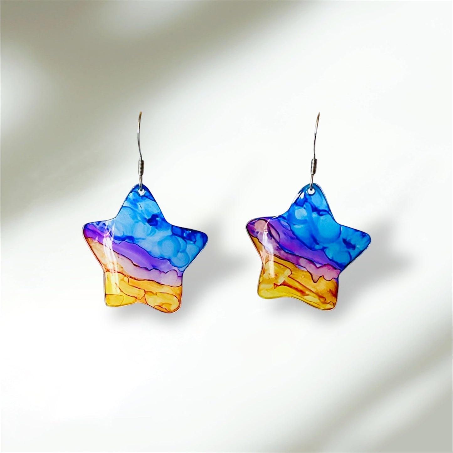boucles multicolores en forme d’étoile, plastique revalorisé