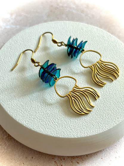 Boucles d’oreilles Médusa - Océan