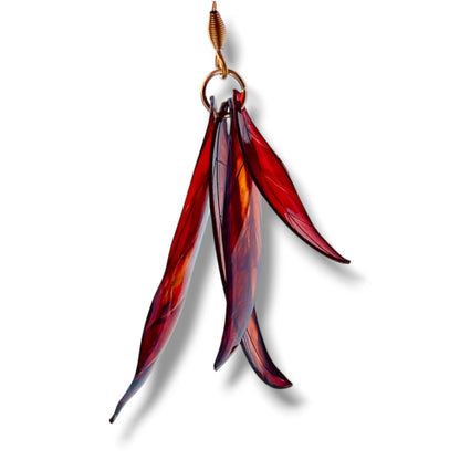 Kab Lab boucles oreilles bouquet d’automne en plastique recyclé 
