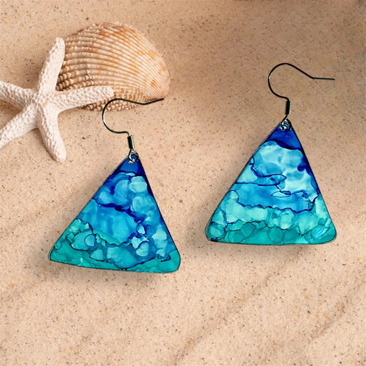 Boucles d’oreilles Bermudes - Océan - Kab Lab