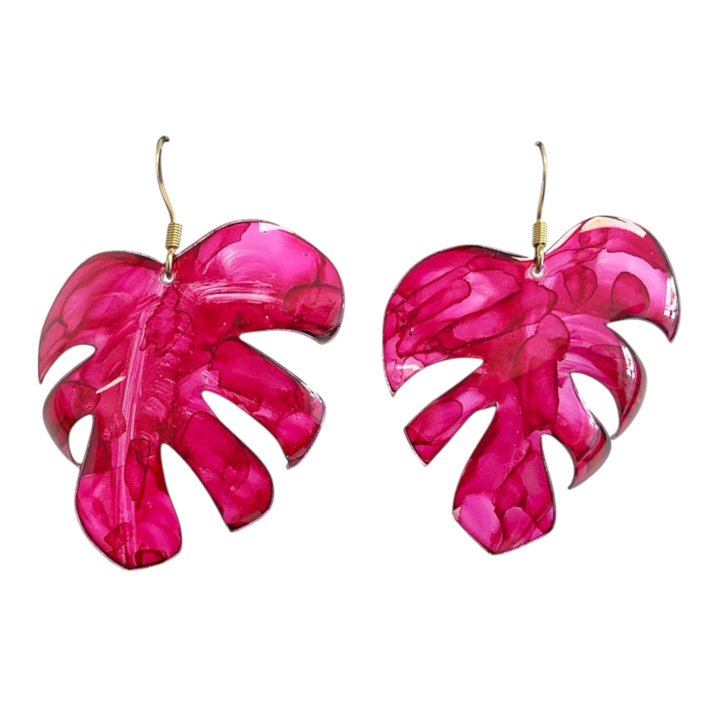 Boucles d’oreilles Monstera - Végétales - Kab Lab
