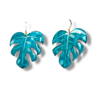 Boucles d’oreilles Monstera - Végétales - Kab Lab