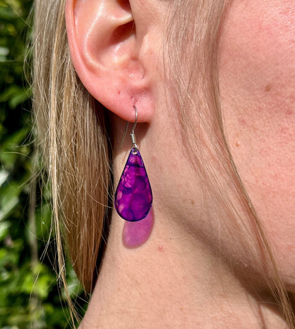 Boucles d’oreilles Pensées - Kab Lab