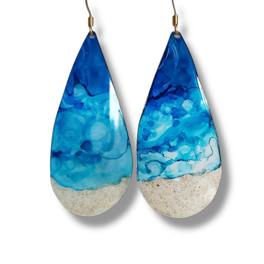 Boucles d’oreilles Seychelles - Océan - Kab Lab