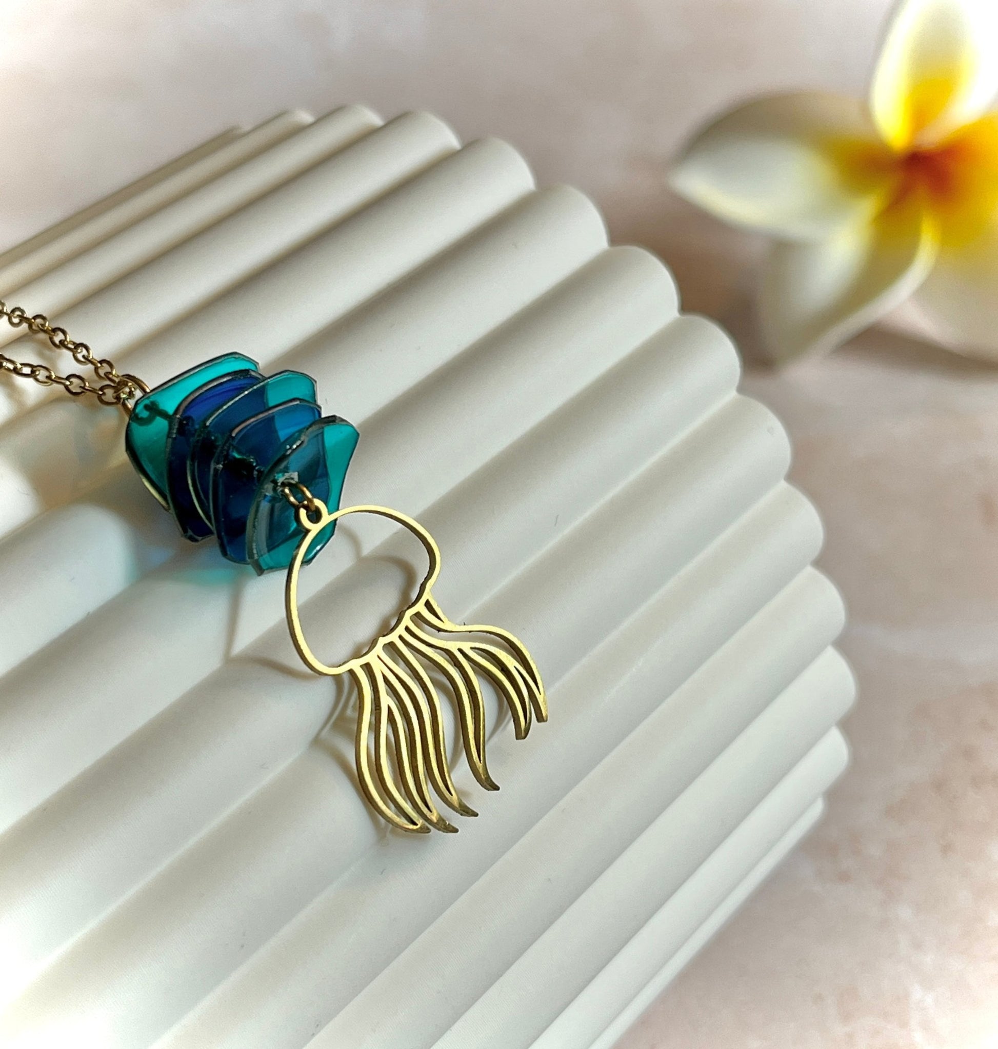 Collier Médusa - Océan - Kab Lab